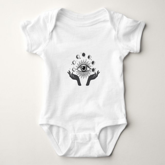 Body Para Bebê design / comprar surpreendente iluumnati agora (Frente)