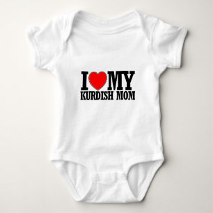 Body Para Bebê design curdo legal da mamã