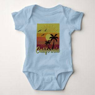 Body Para Bebê Design da Califórnia - Bebê Jersey - Bodycase