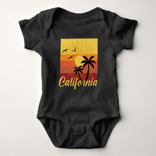 Body Para Bebê Design da Califórnia - Bebê Jersey - Bodycase