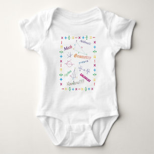 Body Para Bebê Design da matemática