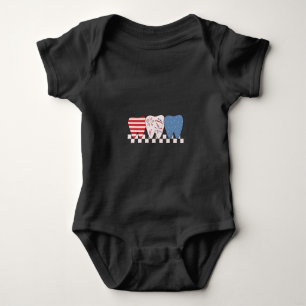 Body Para Bebê Design de 4 de julho