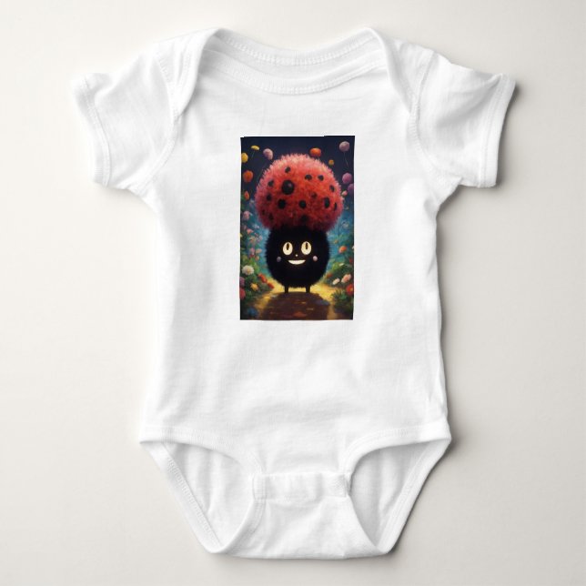 Body Para Bebê Design de algodão para bebês (Frente)