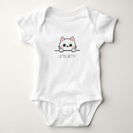Body Para Bebê Design de Bebê Fofo Little Kitty