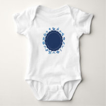 Design de bebê personalizável azul