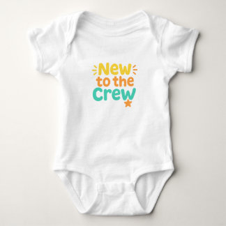 Body Para Bebê Design de Bodysuit para Bebê Novo na Equipe