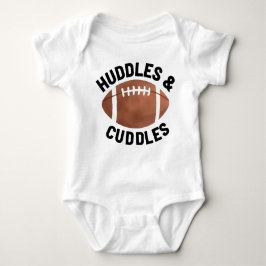 Body Para Bebê Design de Bola de Futebol Americano Huddles e Cudd