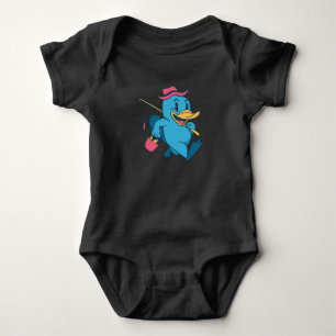 Body Para Bebê Design de desenho animado de bico de pato pescador