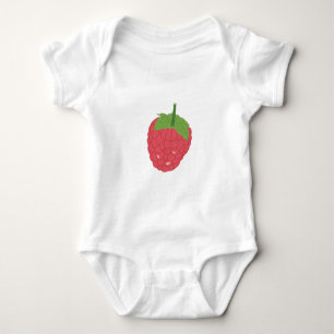 Body Para Bebê Design de Fruta de framboesa