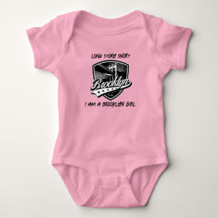 Body Para Bebê Design de Logo Elegante do Brooklyn