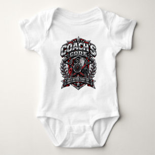Body Para Bebê Design de logotipo de emblema de condicionamento f