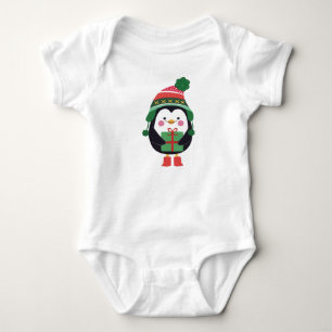 Body Para Bebê Design de Natal e Inverno Bebê roupa de bebê