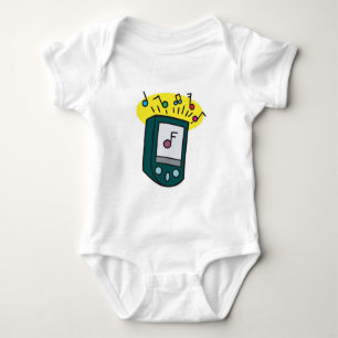 Body Para Bebê design de reprodutor de mp3