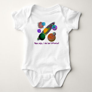 Body Para Bebê Design de sistema solar