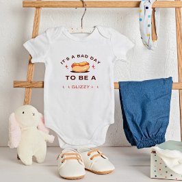 Body Para Bebê Design Divertido de Amante de Hotdog Glizzy