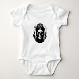 Body Para Bebê Design do crânio do Ceifador