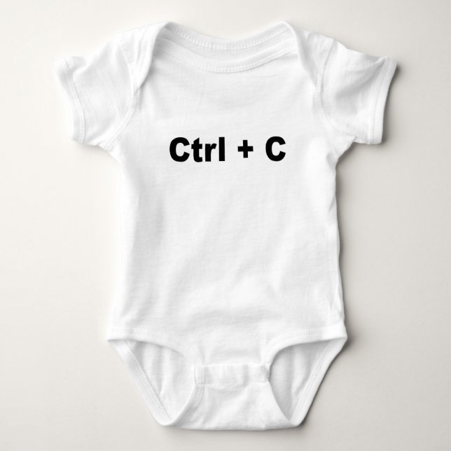 Body Para Bebê Design engraçado dos GÊMEOS--- CTRL + C (cópia) (1 (Frente)