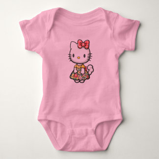 Body Para Bebê Design fofo de gatinho 