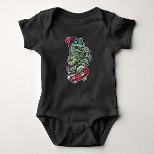 Body Para Bebê Design Guitarista T-Rex