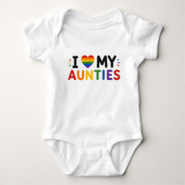 Body Para Bebê Design Minimalista Adoro as minhas tias