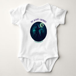 Body Para Bebê Designo de Bruxa para Crianças, Claro