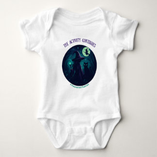 Body Para Bebê Designo de Bruxa para Crianças, Claro