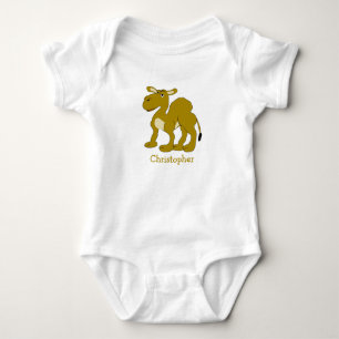 Body Para Bebê Designo de Camelo