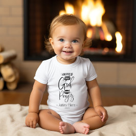 Body Para Bebê Deus Personalizado Responde às Orações