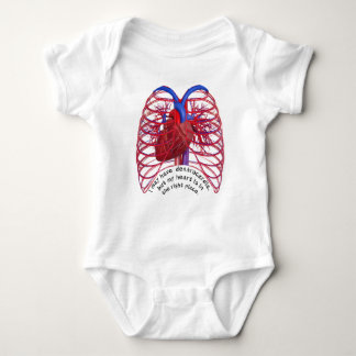 Body Para Bebê Dextrocardia trocadilho