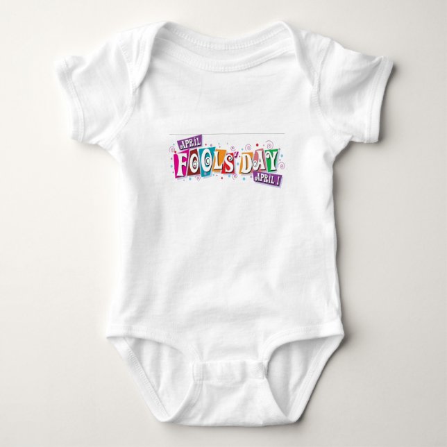 Body Para Bebê Dia da Mentira (Frente)