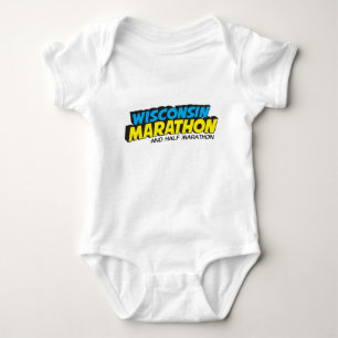 Body Para Bebê Dia da raça de maratona de Wisconsin