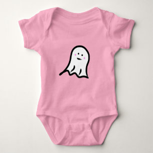 Body Para Bebê Dia das Bruxas Fantasmas