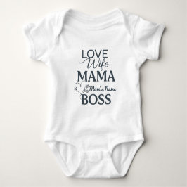 Body Para Bebê Dia das Mães - ama a mamãe chefe