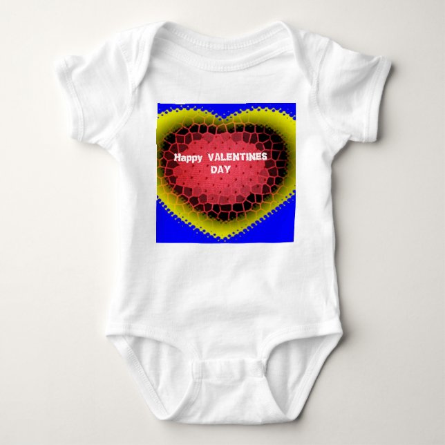 Body Para Bebê Dia de os namorados T-Shirt (Frente)