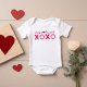 Body Para Bebê Dia de os namorados XOXO de Abraços e Beijos (Criador carregado)