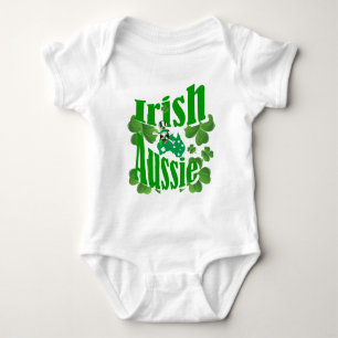 Body Para Bebê Dia de São Patrício australiano irlandês