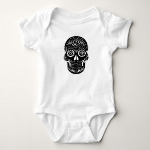 Body Para Bebê Dia do Crânio Morto
