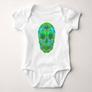 Body Para Bebê Dia do morto 3