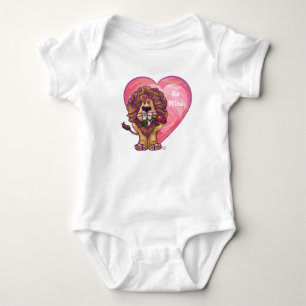 Body Para Bebê Dia dos namorados do leão