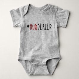 Body Para Bebê Dia dos Namorados #HugDealer engraçado e fofo