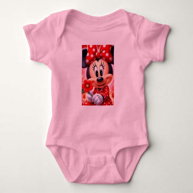 Body Para Bebê Dia Mágico da Minnie (Frente)