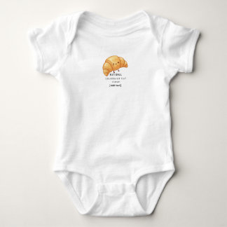 Body Para Bebê Dia Nacional do Croissant - Bodysuit de Bebê de Ma