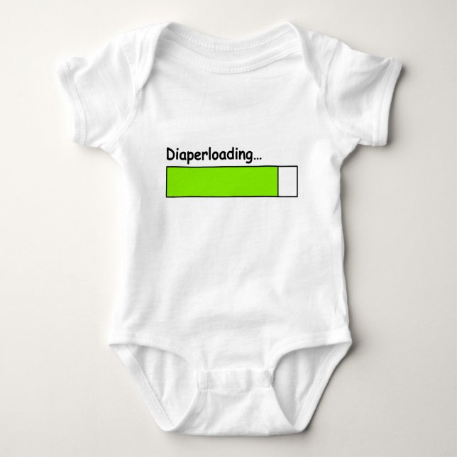Body Para Bebê Diaperloading (Frente)