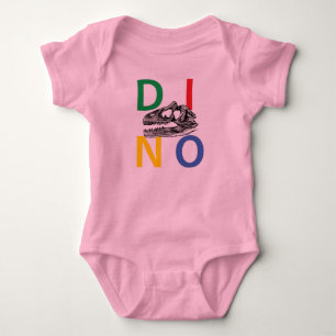 Body Para Bebê DINO - Bebê Jersey Bodycase