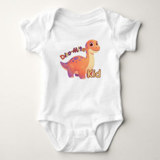Body Para Bebê Dino-Mite Kid Baby T-Shirt