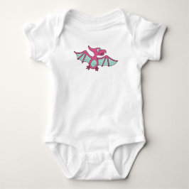 Body Para Bebê Dino personalizável