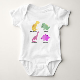 Body Para Bebê Dino Tee