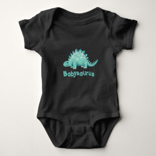 Body Para Bebê Dinosaur Stegosaurus