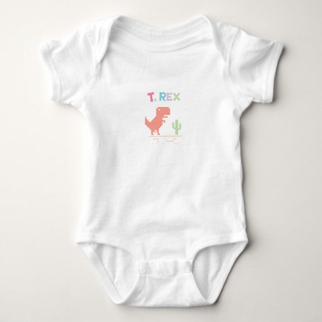 Body Para Bebê Dinossauro (Frente)