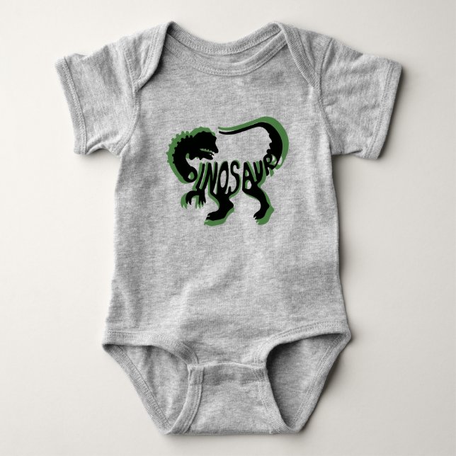 Body Para Bebê Dinossauro (Frente)